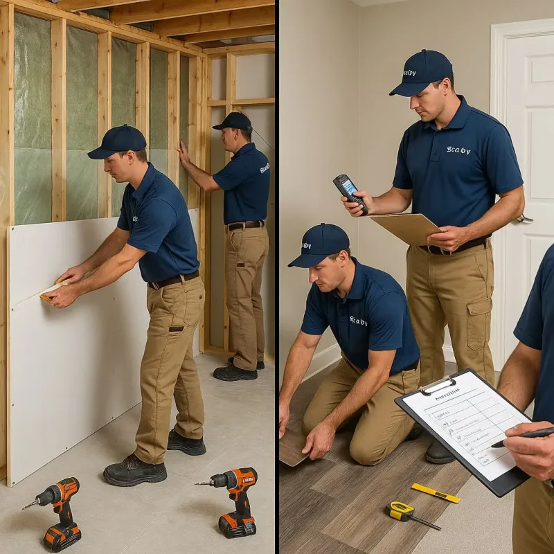 Repairs and Reconstruction process in Pine Prairie, LA